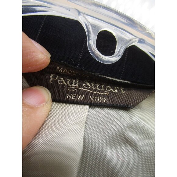 Paul Stuart Sport Coat 40 Blazer Pinstriped Business Jacket Preppy - Picture 10 of 12